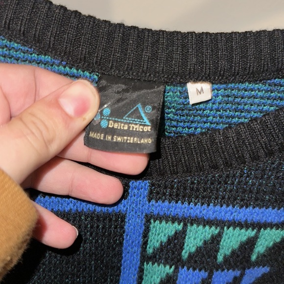 RARE Vintage 1990s Nordic Wool Sweater made in Switzerland - Picture 2 of 5